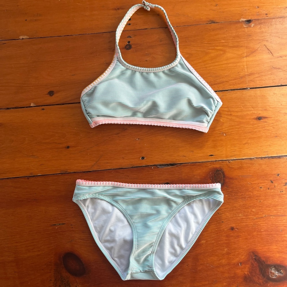 Halter High Neck Bikini Set